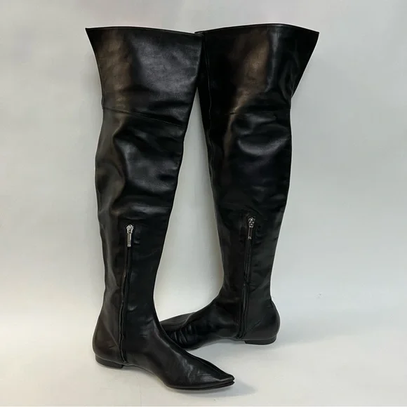 Dior Black Over the Knee Boots - Picture 10 of 16